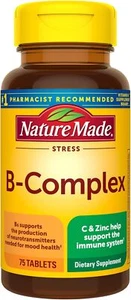 Nature Made Stress B Complex with Vitamin C and Zinc, 75 Count (Pack of 1) - Picture 1 of 8