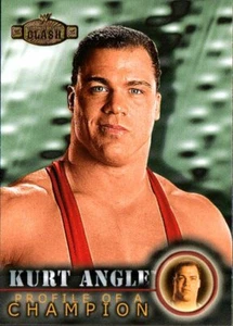 2001 Vintage Fleer WWF Championship Clash Profile Champion #62 Kurt Angle PC - Bild 1 von 2