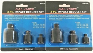 2 CALHAWK 3PC AIR IMPACT SOCKET RATCHET REDUCER SETS EXTENSION ASPA3PRI - Picture 1 of 1