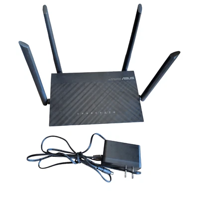ASUS RT-AC1200 GE Wireless Dual Band 802.11ac Gigabit Router Black - Image 1 of 2