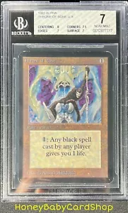 MTG Limited Edition Alpha 1993 Throne of Bone BGS 7.0Q++ NM Old School 93/94 - Picture 1 of 6