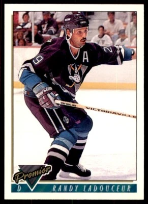1993-94 Topps Premier Randy Ladouceur . Anaheim Mighty Ducks #469 - Image 1 of 2