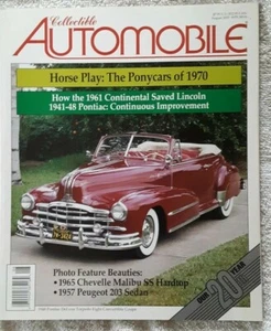 Collectible Auto Ponycars of 70 ,61Lincoln, 41-48Pontiac, 57Peugeot 203 Sedan - Picture 1 of 6