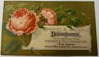 Victorian Bisket & Meech Druggists Advertising Trade Card Greeneville Conn