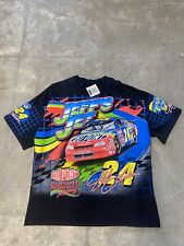 Vintage 90’s 1997 Jeff Gordon RARE AOP NASCAR T-Shirt