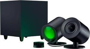 Razer Nommo V2 Pro Gaming Speaker 2.1 Surround System BT USB for PC RGB Black EU - Photo 1/7