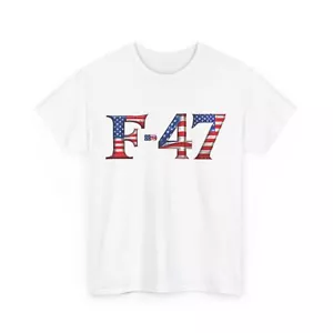 F-47 T-shirt, F-47 American Flag F47 Aircraft Women Men T-shirt - Picture 1 of 9