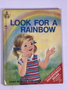 Vintage 1972 Rand McNally Start Right Elf Book LOOK FOR A RAINBOW Evelyn Swetnam - Picture 1 of 23