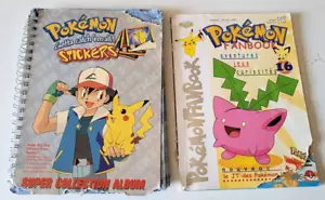 Super Collection Album Pokemon Stickers 1999 + Fanbook - Imagen 1 de 13