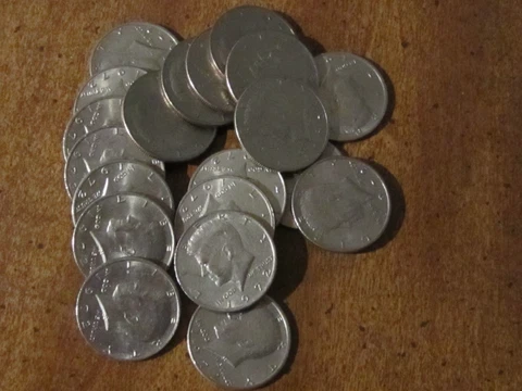 1972 HALF DOLLAR ROLL KENNEDY HALVES $10 FACE VALUE CIRCULATED Cover