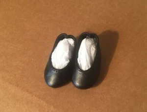 Effner Little Darling Doll Black Slip on Shoe - Picture 1 of 1