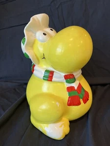 Vintage Willy Wonka Nerds Candy Yellow Cookie Jar - Picture 1 of 7