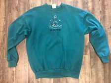 Vintage 1990s National Wildlife Federation Stitched Logo Maine XXXL Sweatshirt