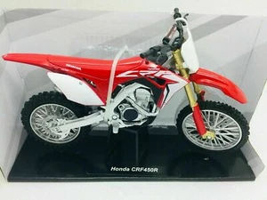 NUEVO Ray 1:12 Honda CRF 450 R 2019 modelo de juguete motocross moto de tierra niños - Imagen 1 de 3