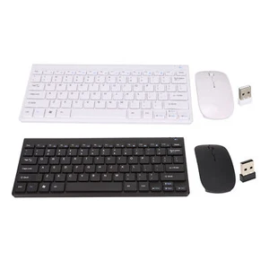 Wireless Keyboard Mouse Combos 10 Meters Transmission Sleep Ergonomic Design ZZ1 - Picture 1 of 18