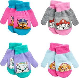 Nickelodeon Girls Paw Patrol 4 Pack Mitten or Glove Set, Toddler or Little Girls - Picture 1 of 15