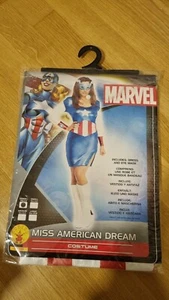 Faschingskostüm Damen Marvel Muss America Xs 34 Neu OVP - Bild 1 von 5