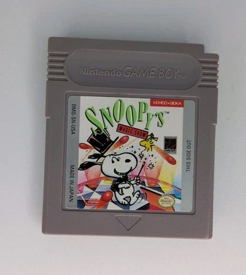 Snoopy's Magic Show (Nintendo Game Boy, 1990) - TESTED, CARTRIDGE ONLY - Image 1 of 2