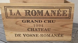 Selten Weinkiste 6er Kiste la romanée grand cru 1994 chateau de vosne-romanée - Bild 1 von 7