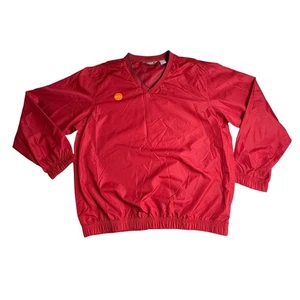 IZOD Golf Xtreme Function Pullover Windbreaker UPF 50 Sun Control Real Red L - Bild 1 von 8