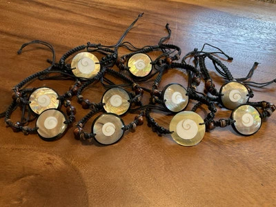 Armbänder 10 Stk. mit Perlmutt Und Shiva‘s Auge - Bild 1 von 4