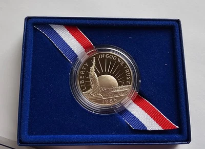 1986 Statue of Liberty Proof Half Dollar Commemorative Coin US Mint With OGP - Image 1 of 4