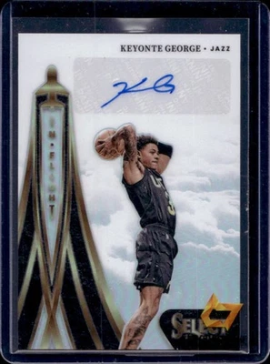 2024-25 Select Keyonte George In Flight Signatures Auto #138/249 Jazz - Image 1 of 2