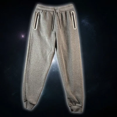 Galaxy By Harvic Gray Drawstring Pocketed Cotton Blend Sweatpants Men's Size XL - Image 1 of 4