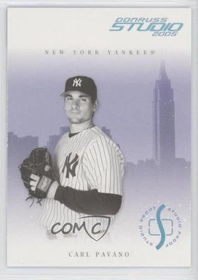 2005 Donruss Studio Proofs Platinum /10 Carl Pavano #189 - Image 1 of 2