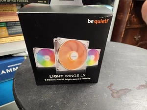 be quiet! Light Wings LX 140mm PWM High-speed White BL131 x3 140mm ARGB LED Wentylatory - Zdjęcie 1 z 4