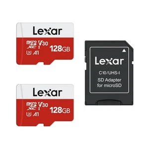 E-Series 128GB Micro SD Card 2 Pack, microSDXC UHS-I Flash Memory Card with A... - Picture 1 of 9