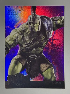 Hulk 2017 Upper Deck Marvel Thor Ragnarok Precious Metal Gems PMG Purple #TPMG2 - Image 1 of 3