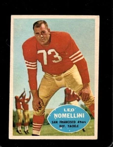 1960 TOPPS #121 LEO NOMELLINI VGEX 49ERS HOF *X76425 - Picture 1 of 2