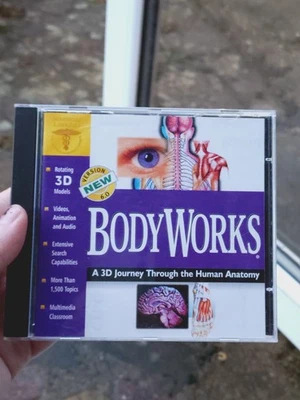 1997 Vintage 90s Bodyworks  A 3d Journey Through Human Anatomy Pc Disc - Image 1 of 4