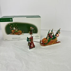 Dept. 56 Heritage Village Collection Father Christmas's Journey #58407 w/ box - Picture 1 of 15