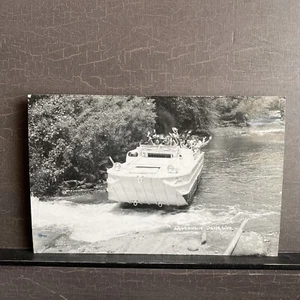 RPPC Antique Postcard Wisconsin Dells Vintage Tour Boat Duck Vintage Postcard - Picture 1 of 2