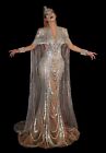 Long Evening Dress Size UK 8 to 10 Handmade Cleopatra costume