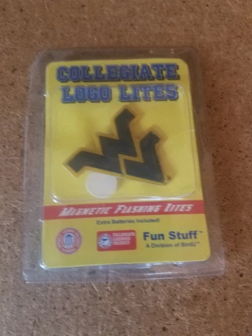 NCAA Collegiate Logo Lites. West Virginia University. WVU. NEW! Cover
