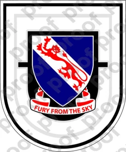 STICKER ARMY FLASH 508TH PARACHUTE INFANTRY - Picture 1 of 1