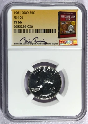 1961 NGC PF66 DDO FS-101 Washington Quarter - Image 1 of 3