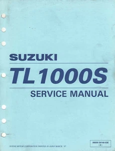 NOS Genuine Suzuki Dealer Service/Repair Manual TL1000S 1997 - Picture 1 of 1