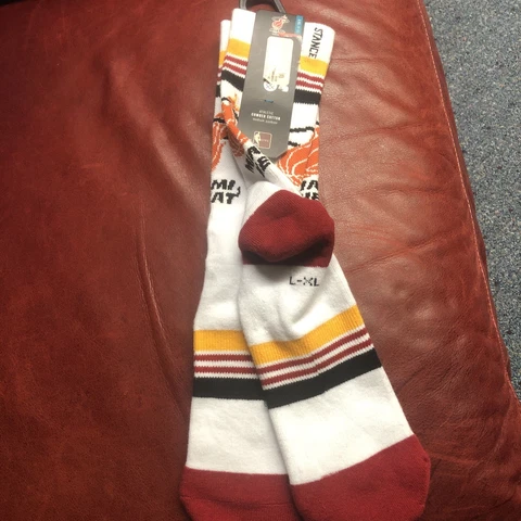 NEW Stance NBA Miami Heat Crew Socks Men’s Size L/XL Cover