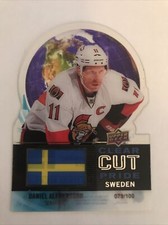 2012-13 Upper Deck Clear Cut Pride of Sweden #SWE5 Daniel Alfredsson  SP/100