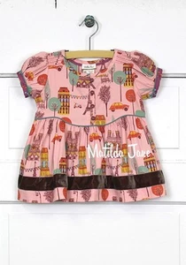 Matilda Jane Bon Vivant Paris Eiffel Tower Peasant Top Baby Girls Size 12 Months - Picture 1 of 3