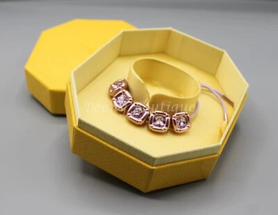 Swarovski 5613731 Dulcis Pulsera Joyería Púrpura Dije Cristales Ajustables Nuevo Foto 1 de 4