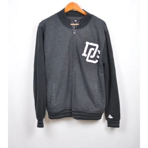 DC Shoe Co Dark Gray Charcoal Zip Up Jacket Coat Skateboarding Men's Size M - Picture 1 of 11