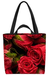 Rosenstrauss rote Rosen Blumen Tasche muttertag geschenk geblümt garten rosenpf - Bild 1 von 5