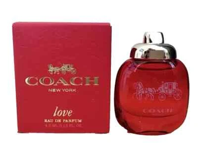 Coach Love Eau de Parfum 0,15 OZ 4,5 ml Perfume Fragancia MINI Botella Nuevo en Caja Foto 1 de 4