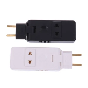 1PC 4 In 1 Wall Outlet Extension EU Electrical Socket 180 Degree Plug Adapter - Afbeelding 1 van 14
