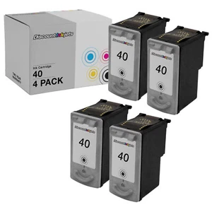 Cartucho de impresión 4PK PG40 PG-40 para Canon 0615B002 NEGRO Pixma ip1700 ip1800 2600 - Imagen 1 de 7